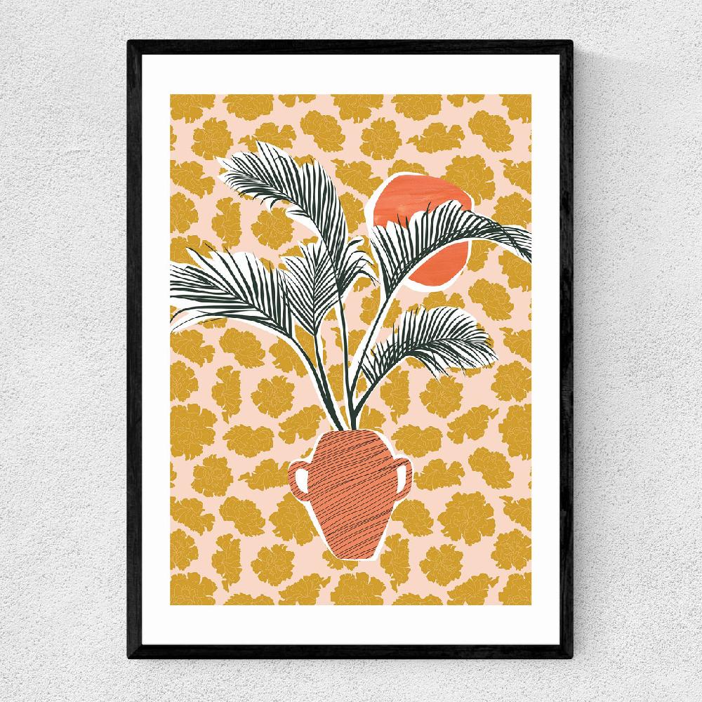 east end prints Potted Palm Tree