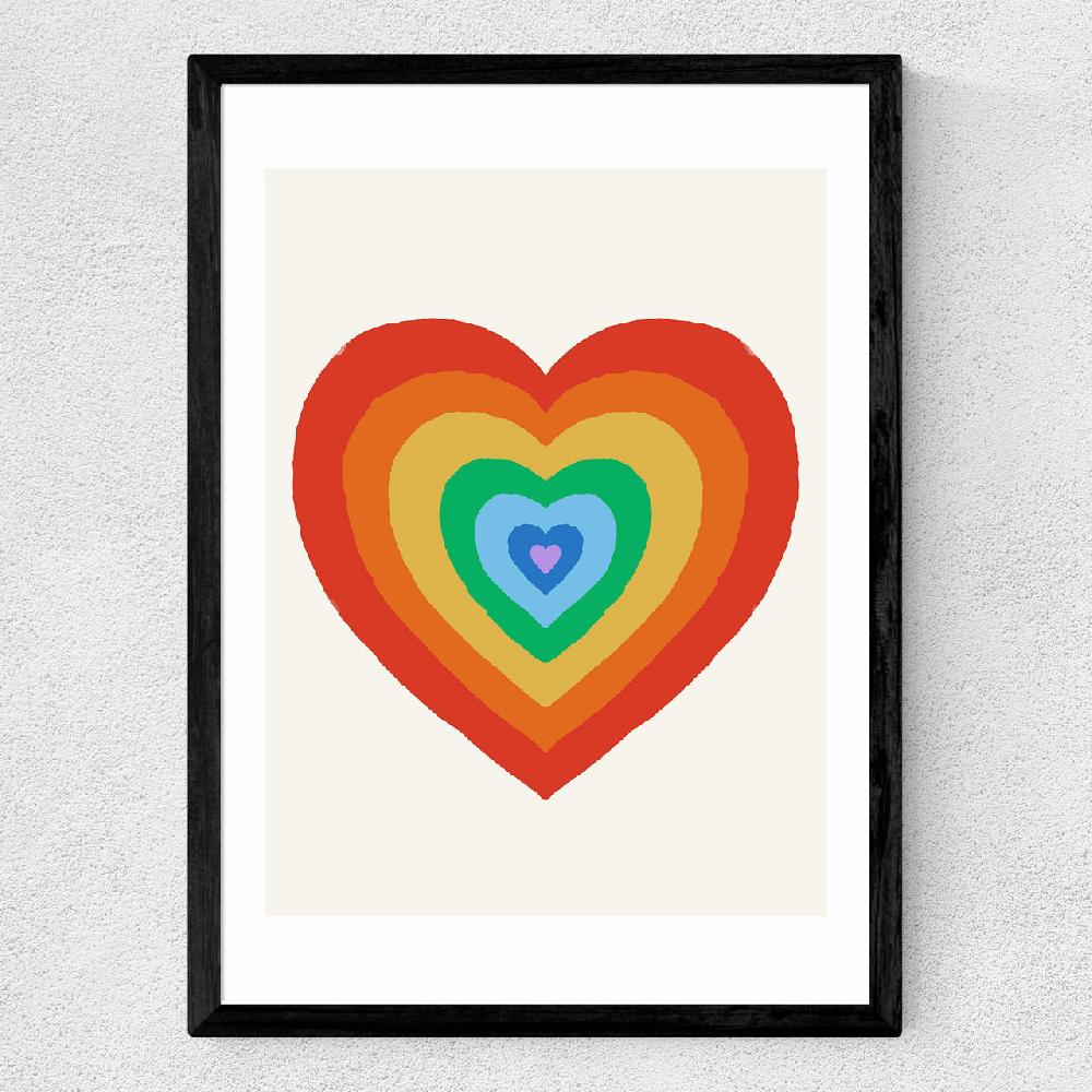 East End Prints Pride Heart
