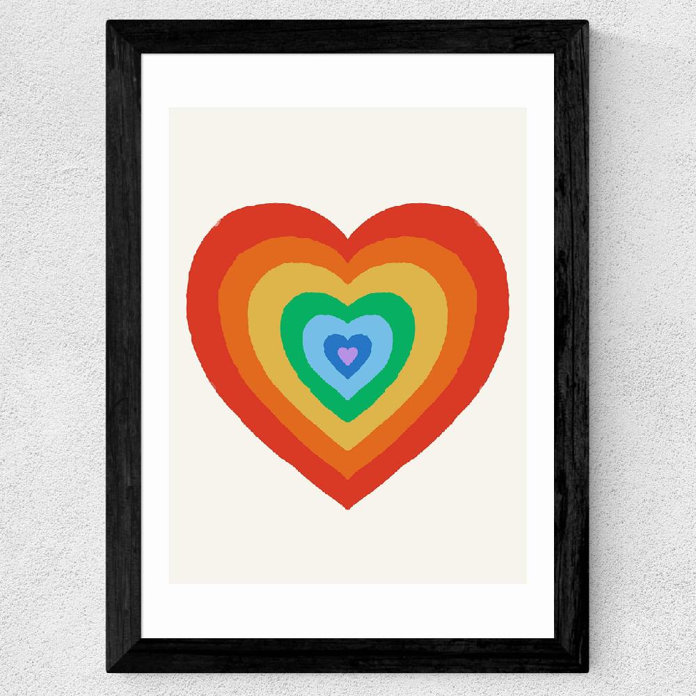 East End Prints Pride Heart