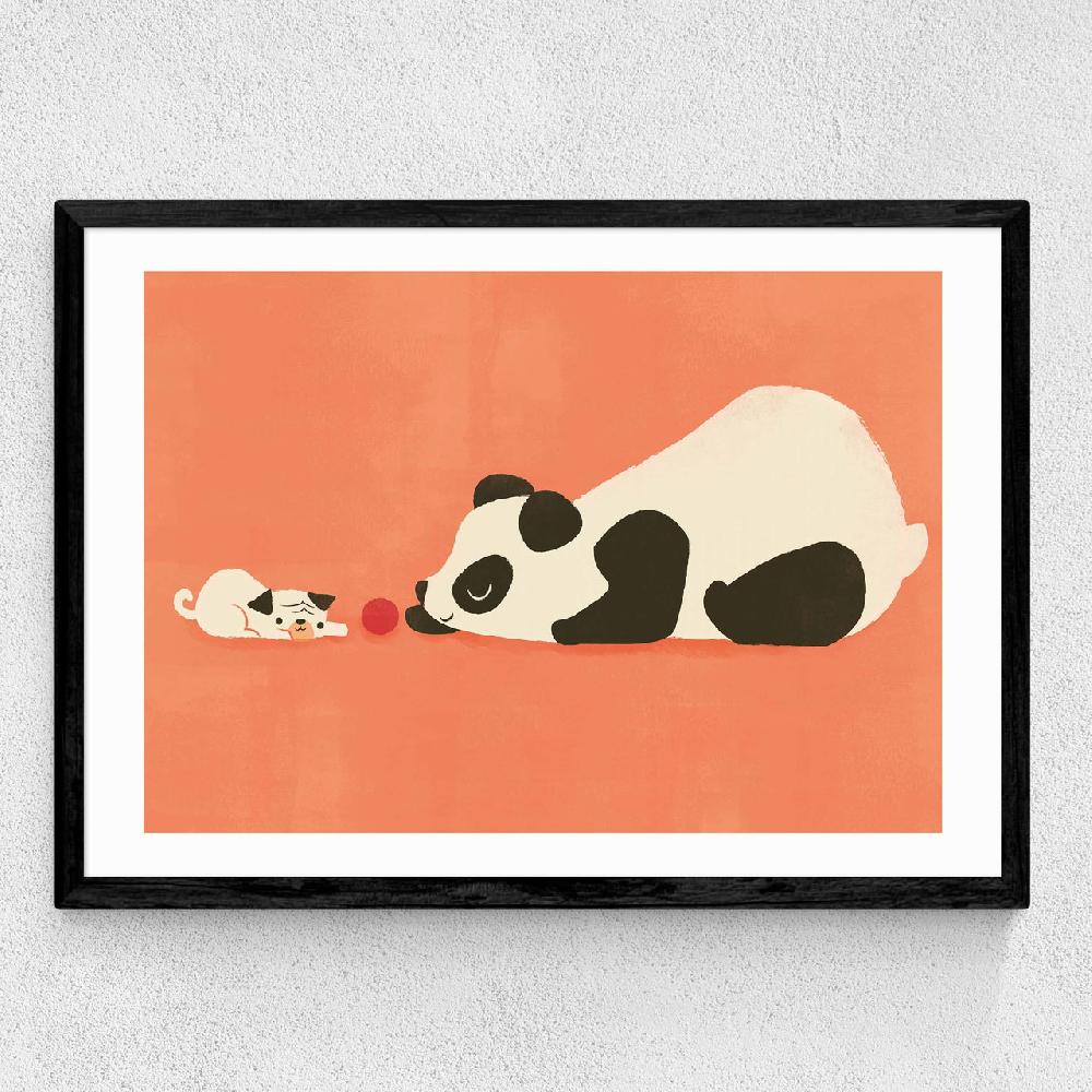 East End Prints Pug And Panda