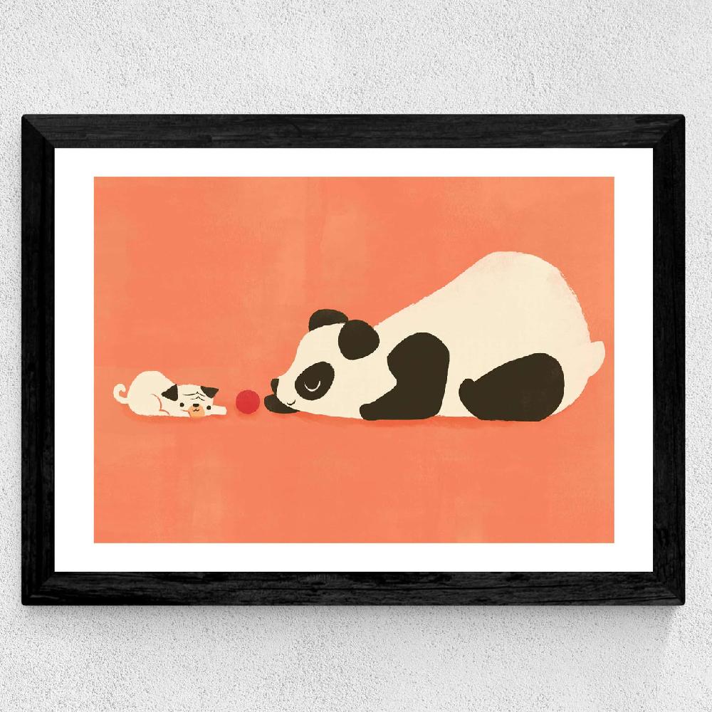 East End Prints Pug And Panda
