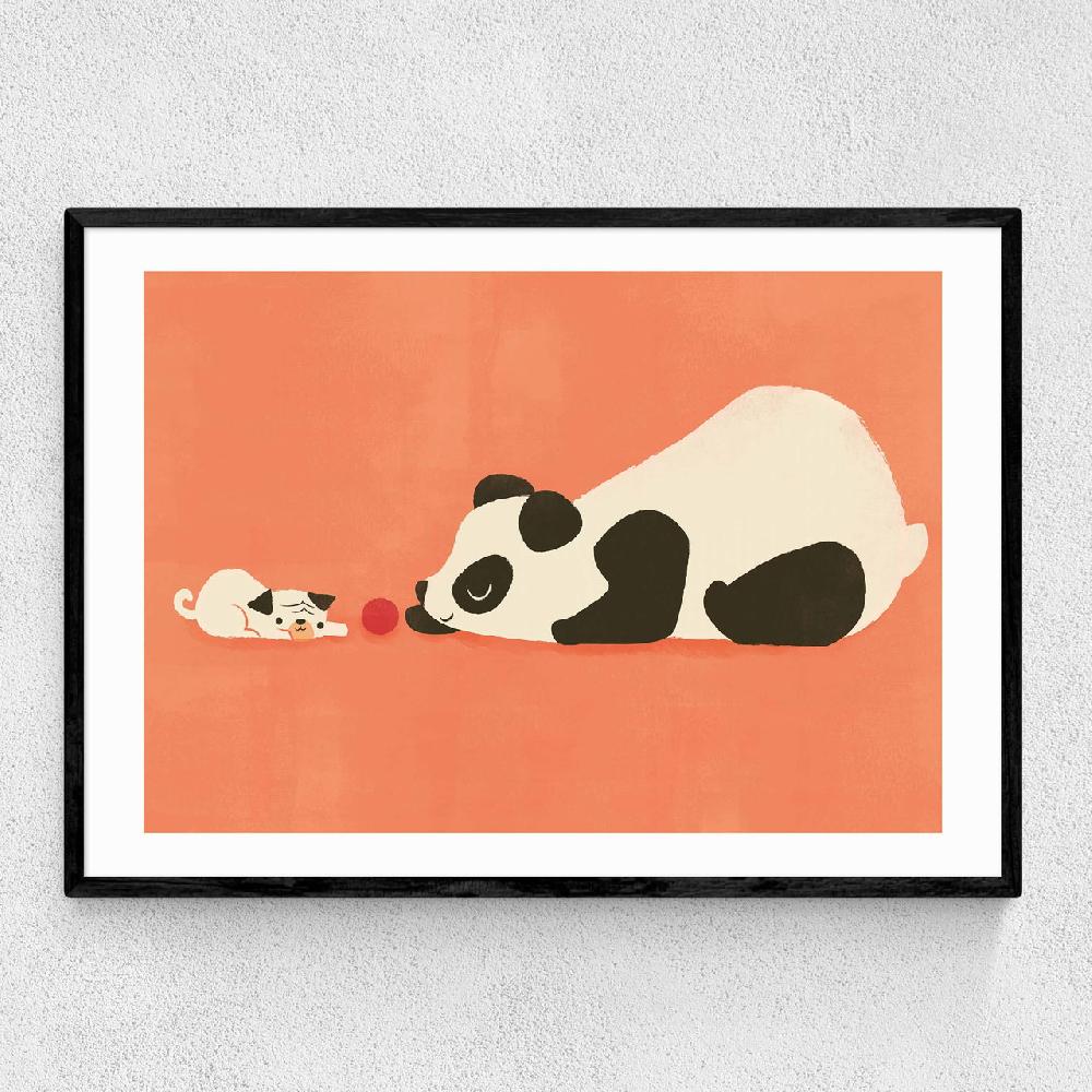 east end prints Pug and Panda