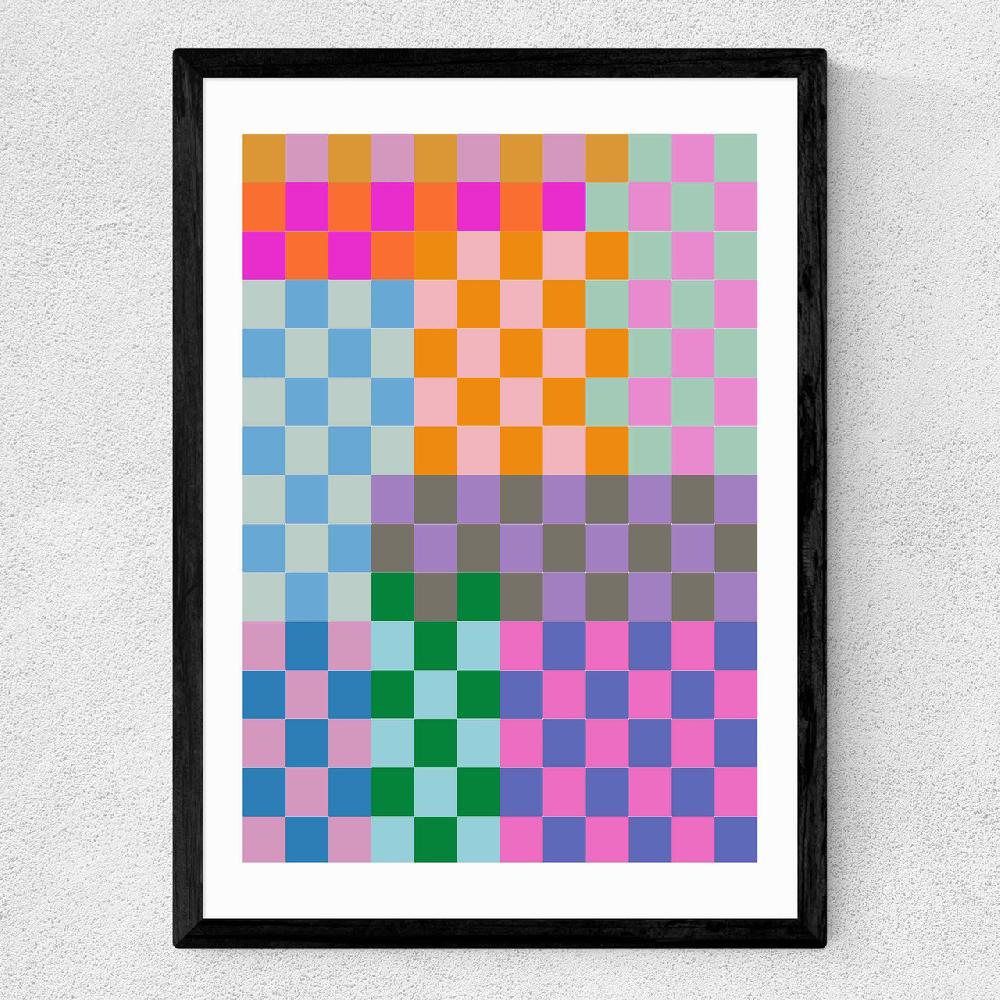East End Prints Quirky Checkerboard