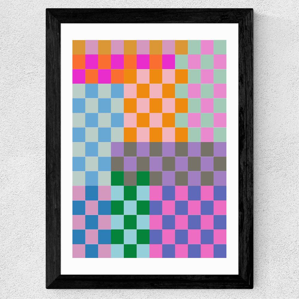 East End Prints Quirky Checkerboard