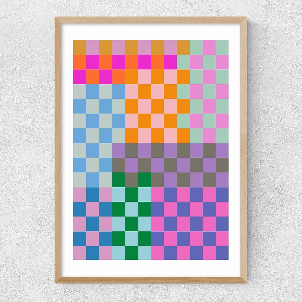 East End Prints Quirky Checkerboard