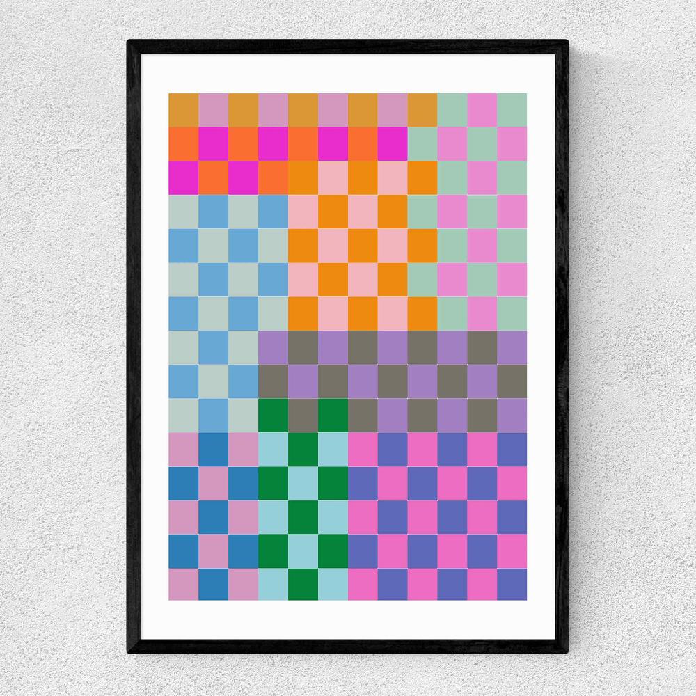 east end prints Quirky Checkerboard