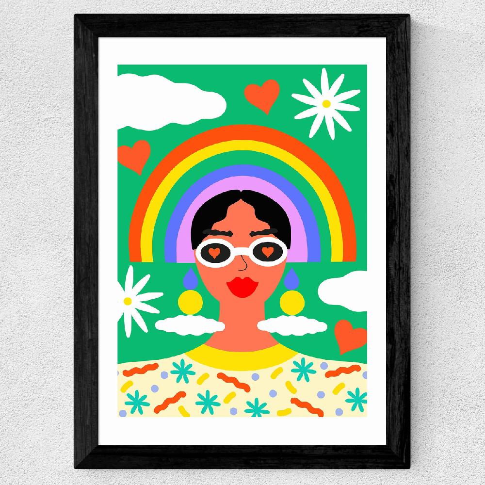East End Prints Rainbow By Ana Jaks
