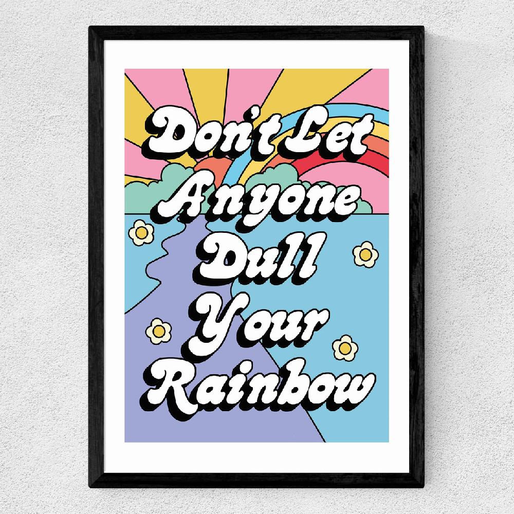 East End Prints Rainbow By The Violet Eclectic