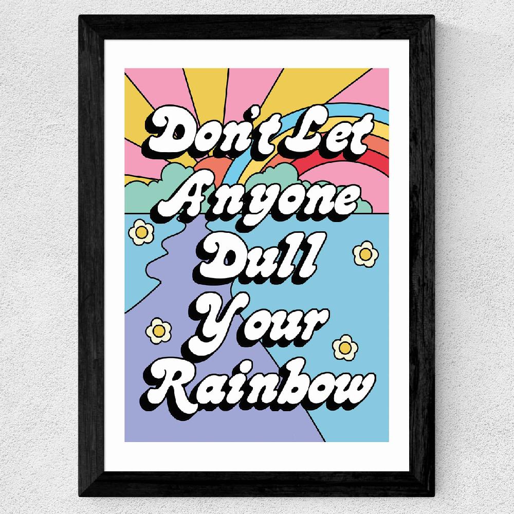 East End Prints Rainbow By The Violet Eclectic
