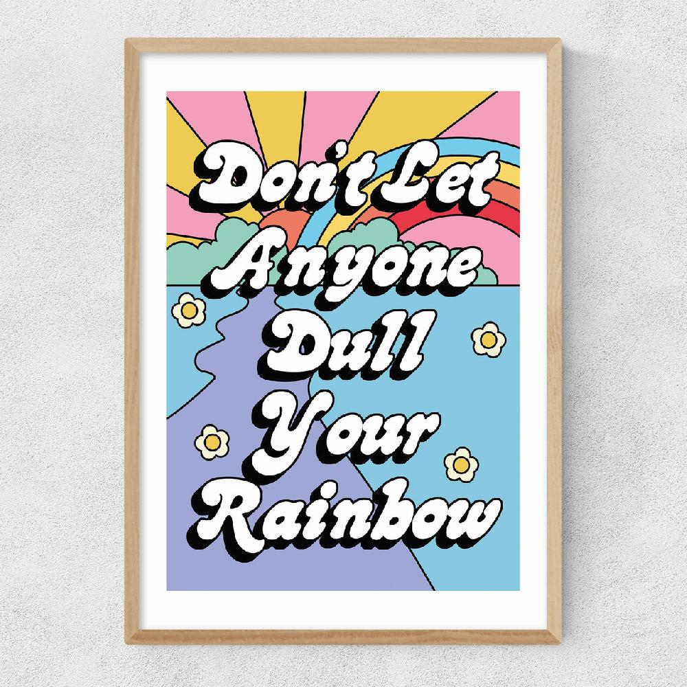 East End Prints Rainbow By The Violet Eclectic