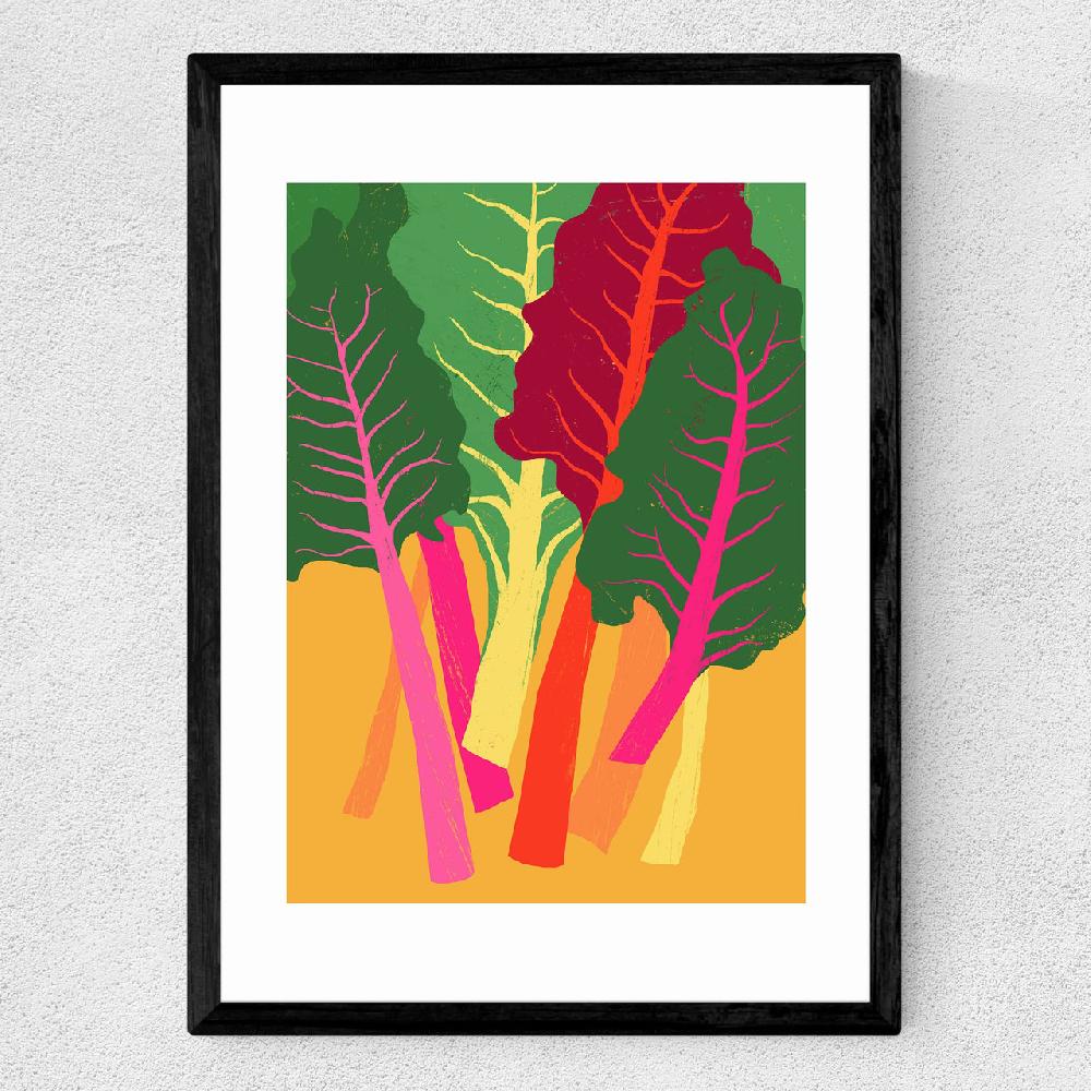 East End Prints Rainbow Chard