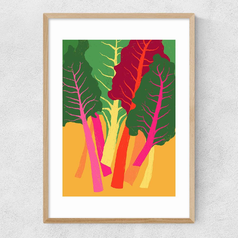East End Prints Rainbow Chard