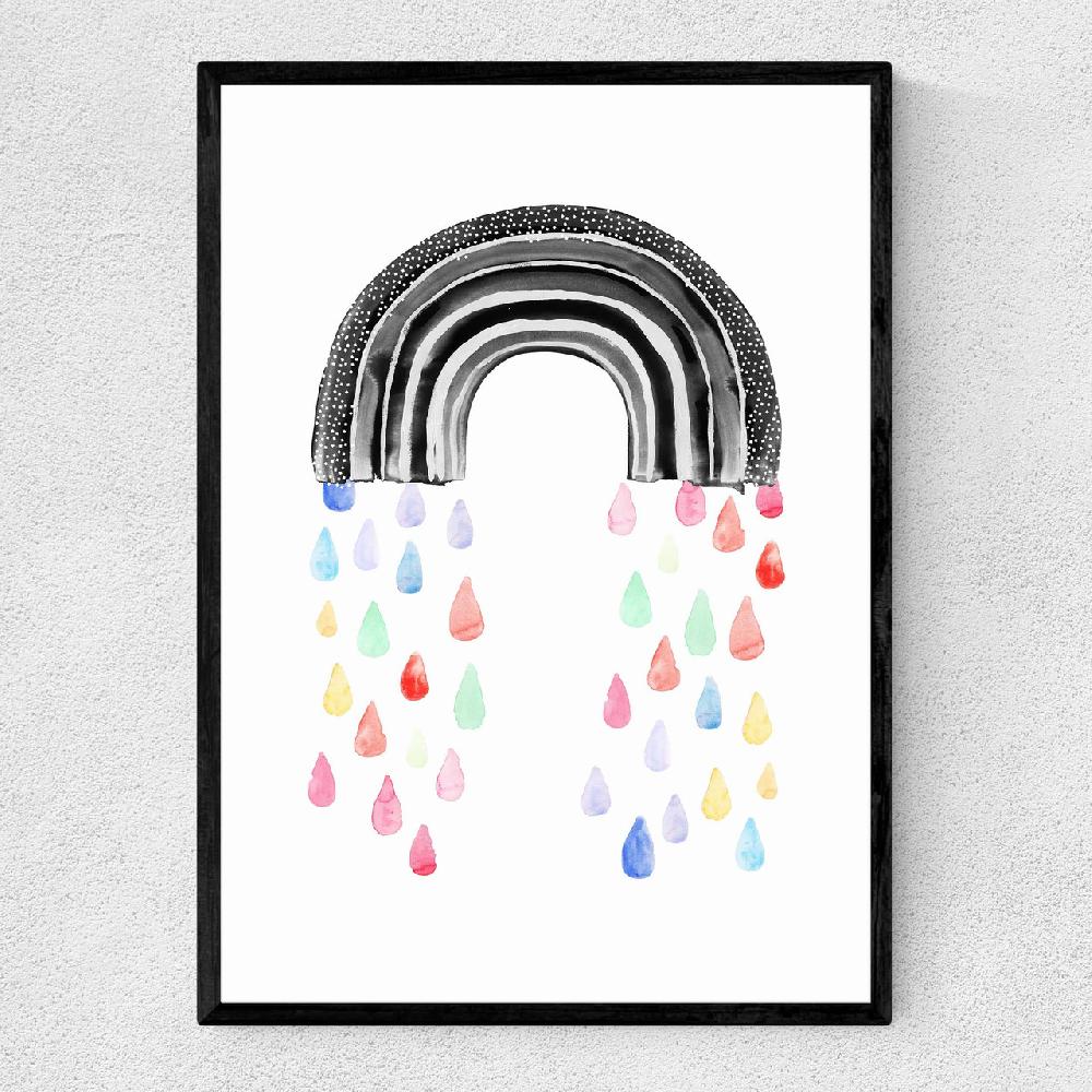 east end prints Rainbow Rain