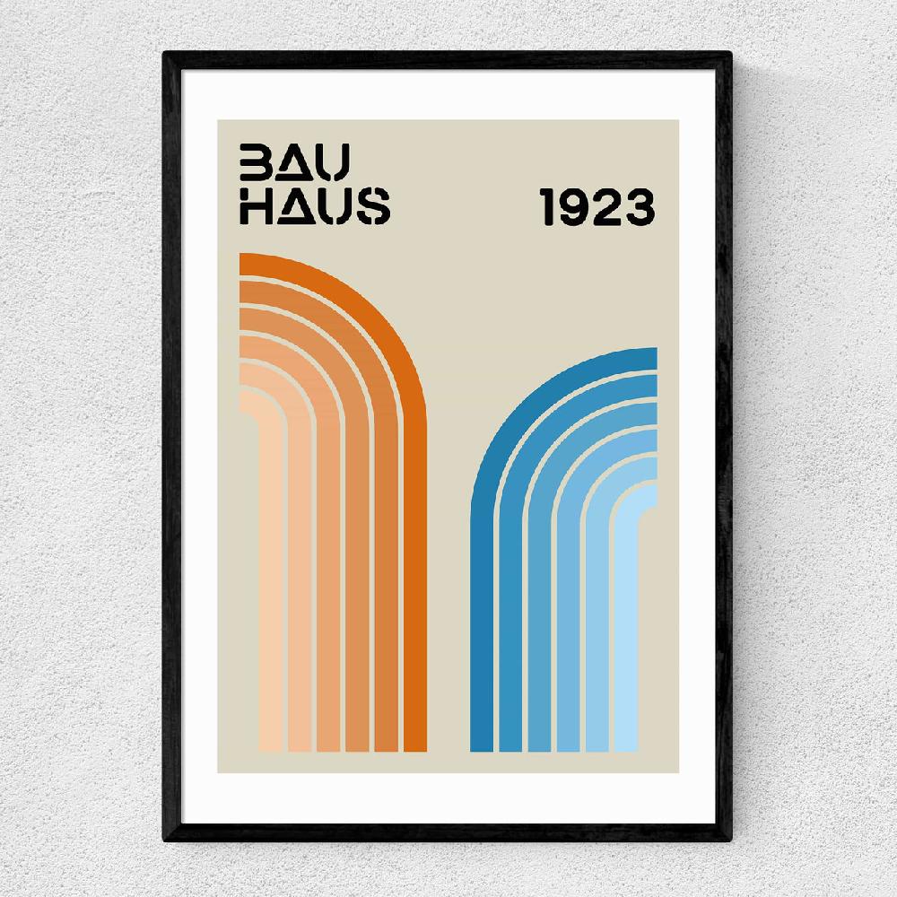 east end prints Rainbow Stripes Bauhaus