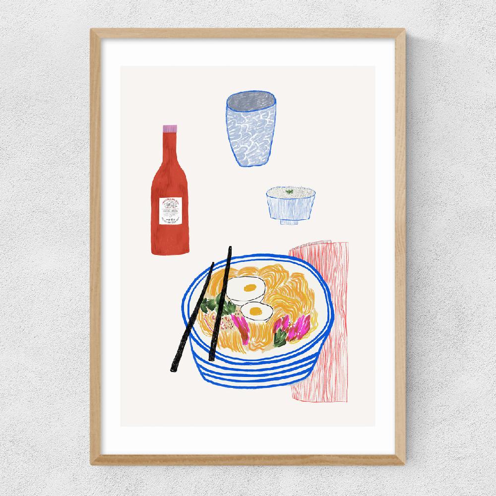 East End Prints Ramen By Ani Vidotto
