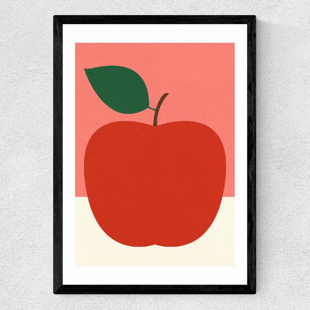 East End Prints Red Apple II