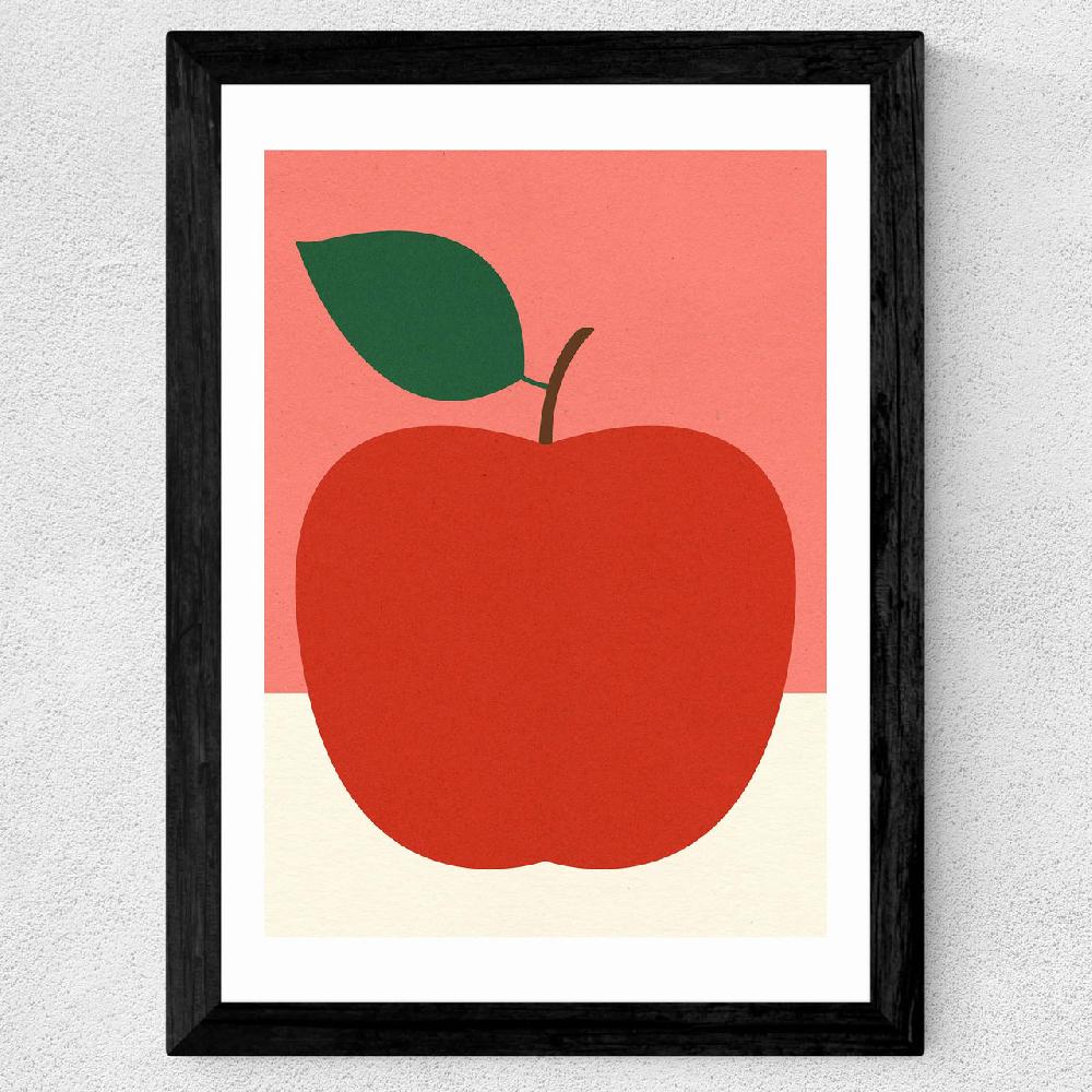 East End Prints Red Apple II
