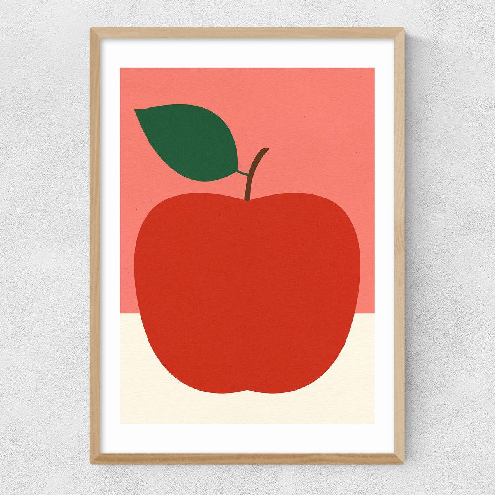 East End Prints Red Apple II