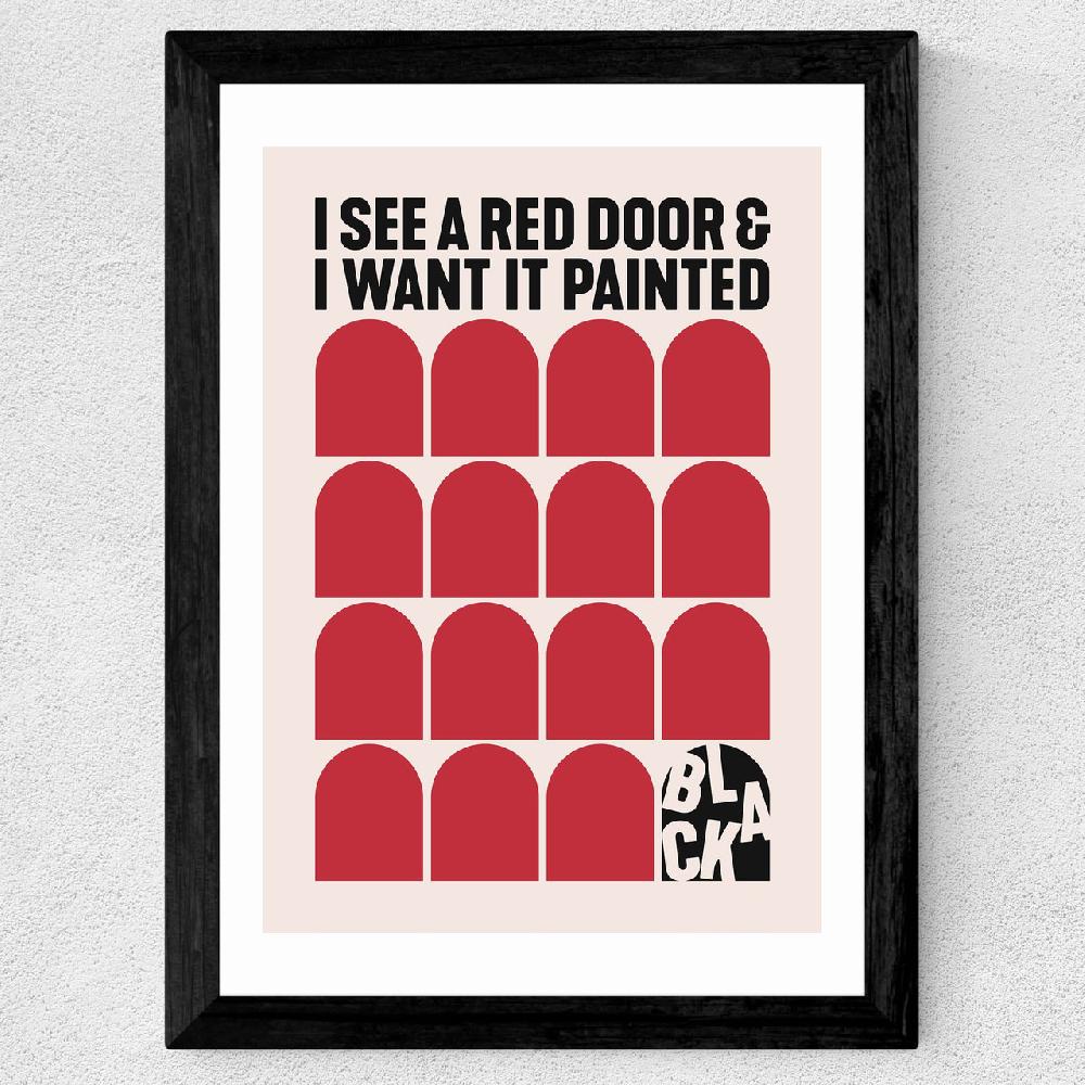 East End Prints Red Door