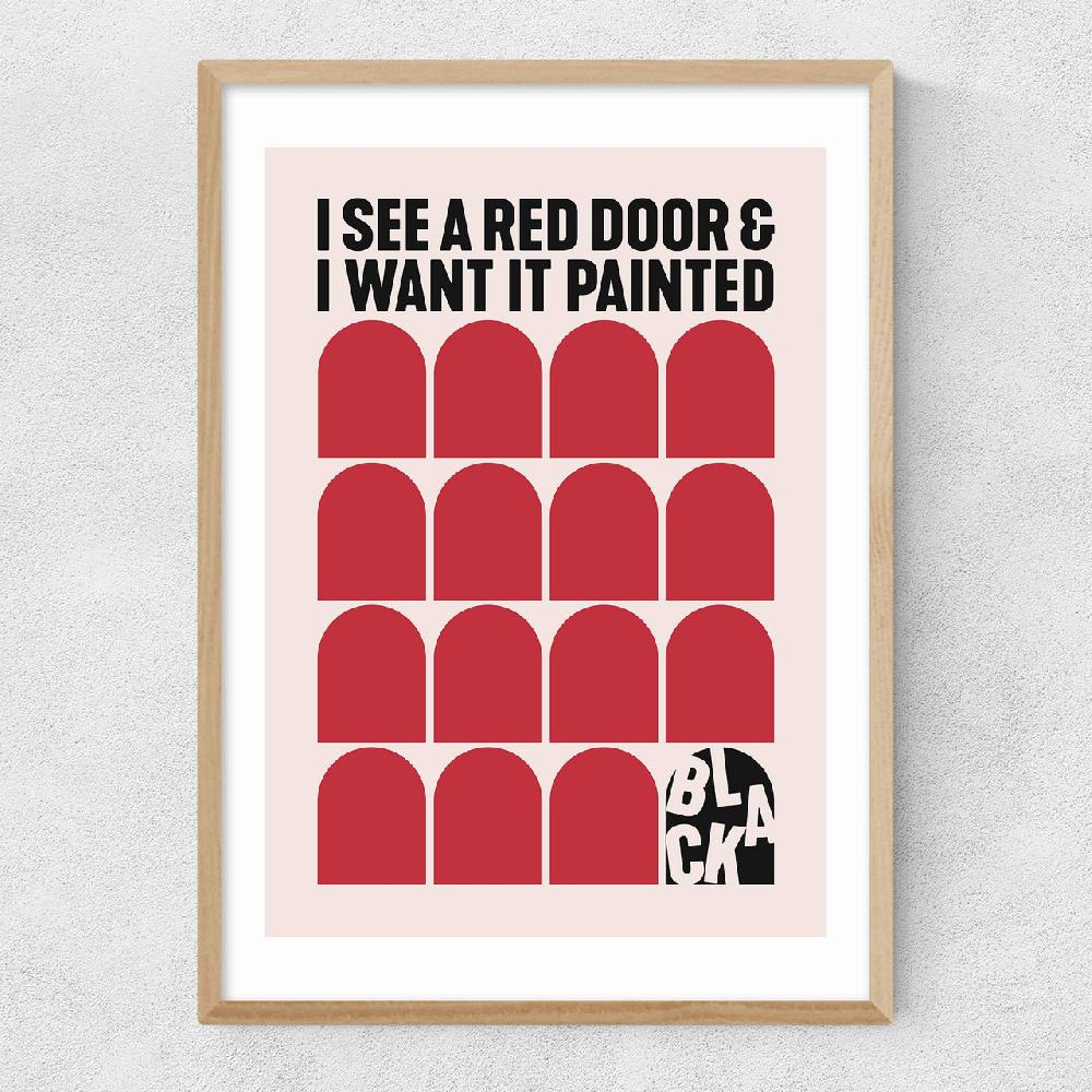 East End Prints Red Door