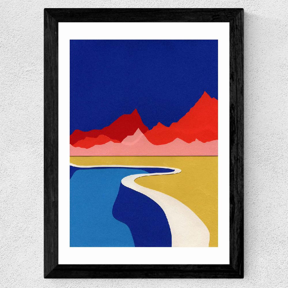 East End Prints Red Hills Desert Pool