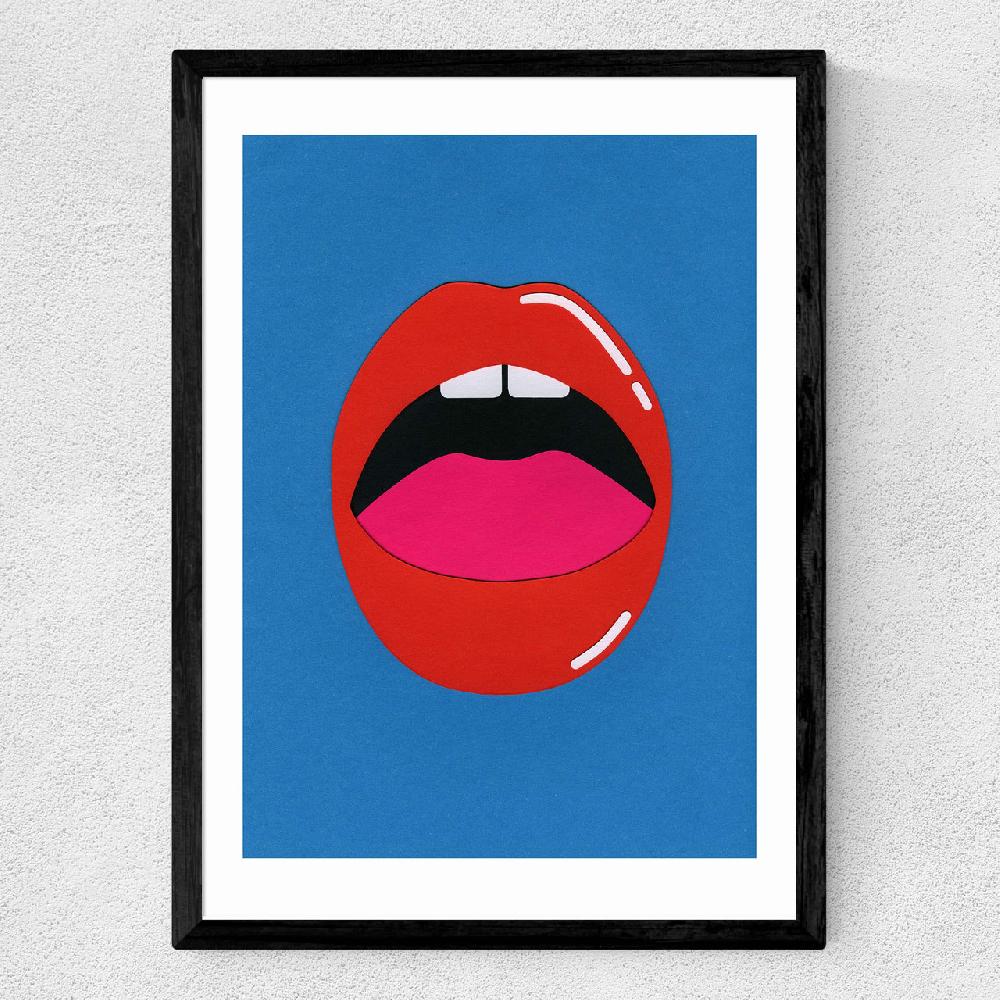East End Prints Red Lips