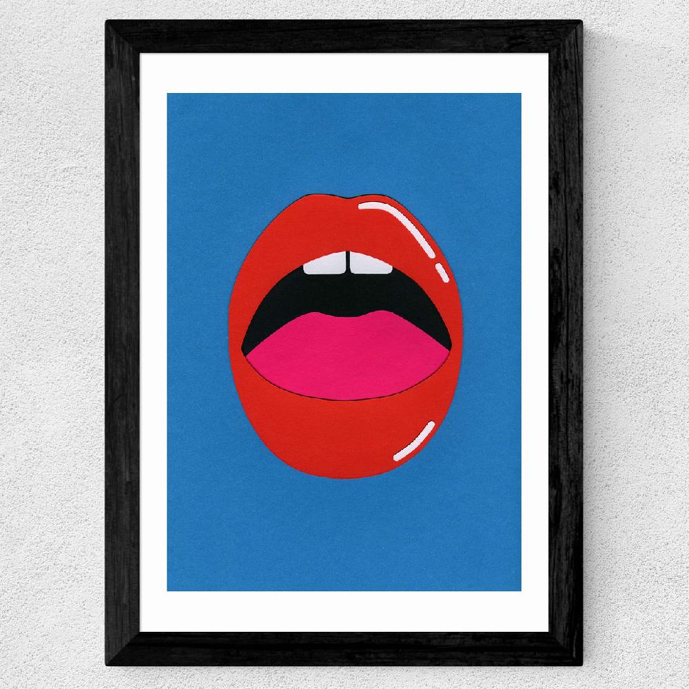 East End Prints Red Lips