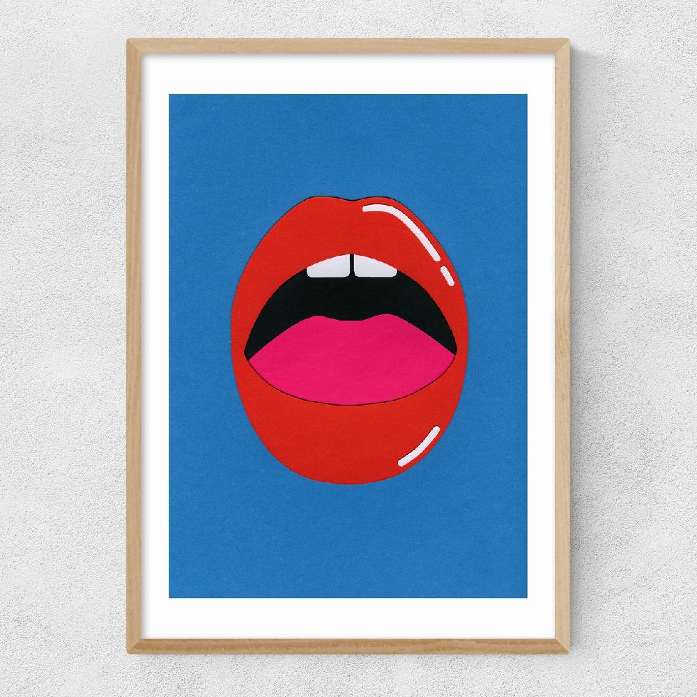East End Prints Red Lips
