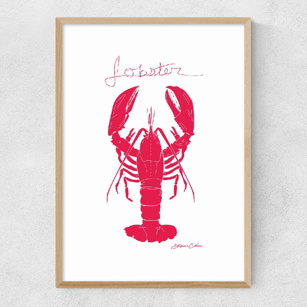 East End Prints Red Lobster