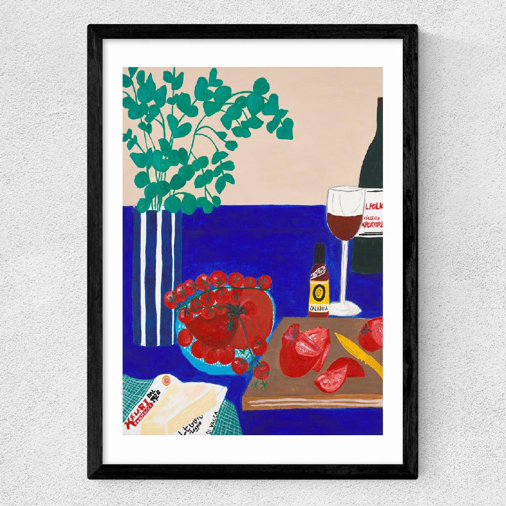 East End Prints Red Wine Days