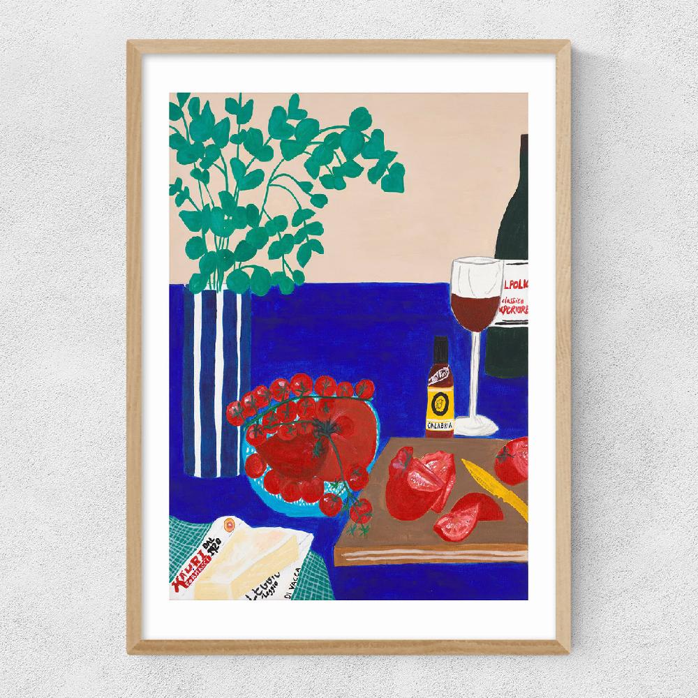 East End Prints Red Wine Days