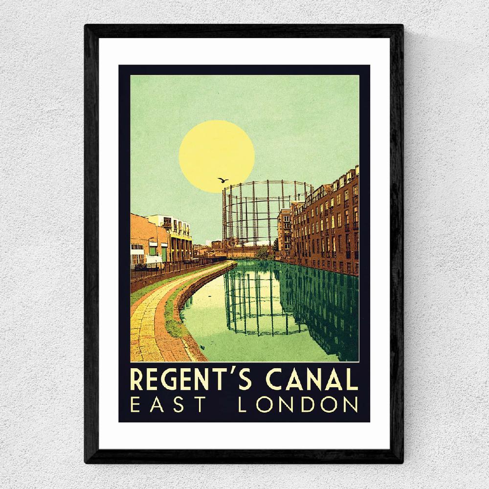East End Prints Regent's Canal East London