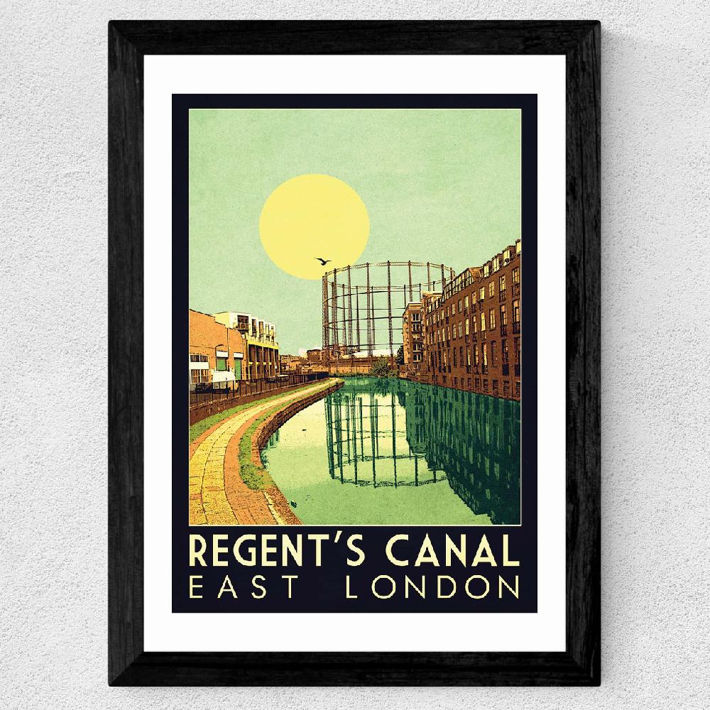 East End Prints Regent's Canal East London