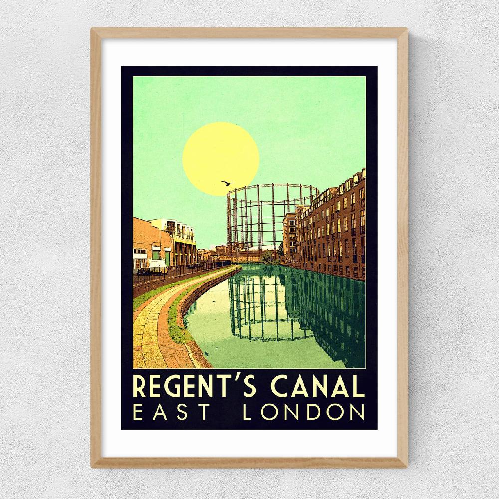 East End Prints Regent's Canal East London