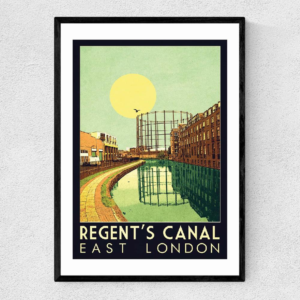 east end prints Regent's Canal East London