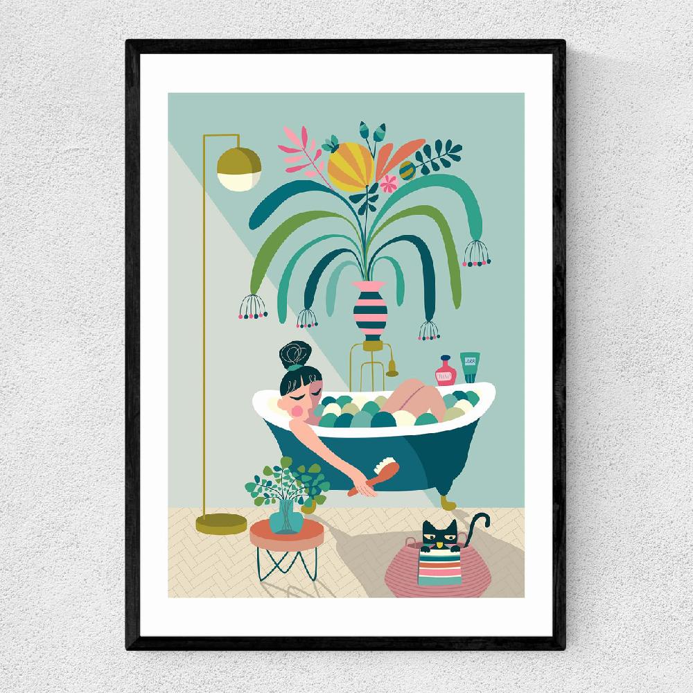 east end prints Relaxing Bath