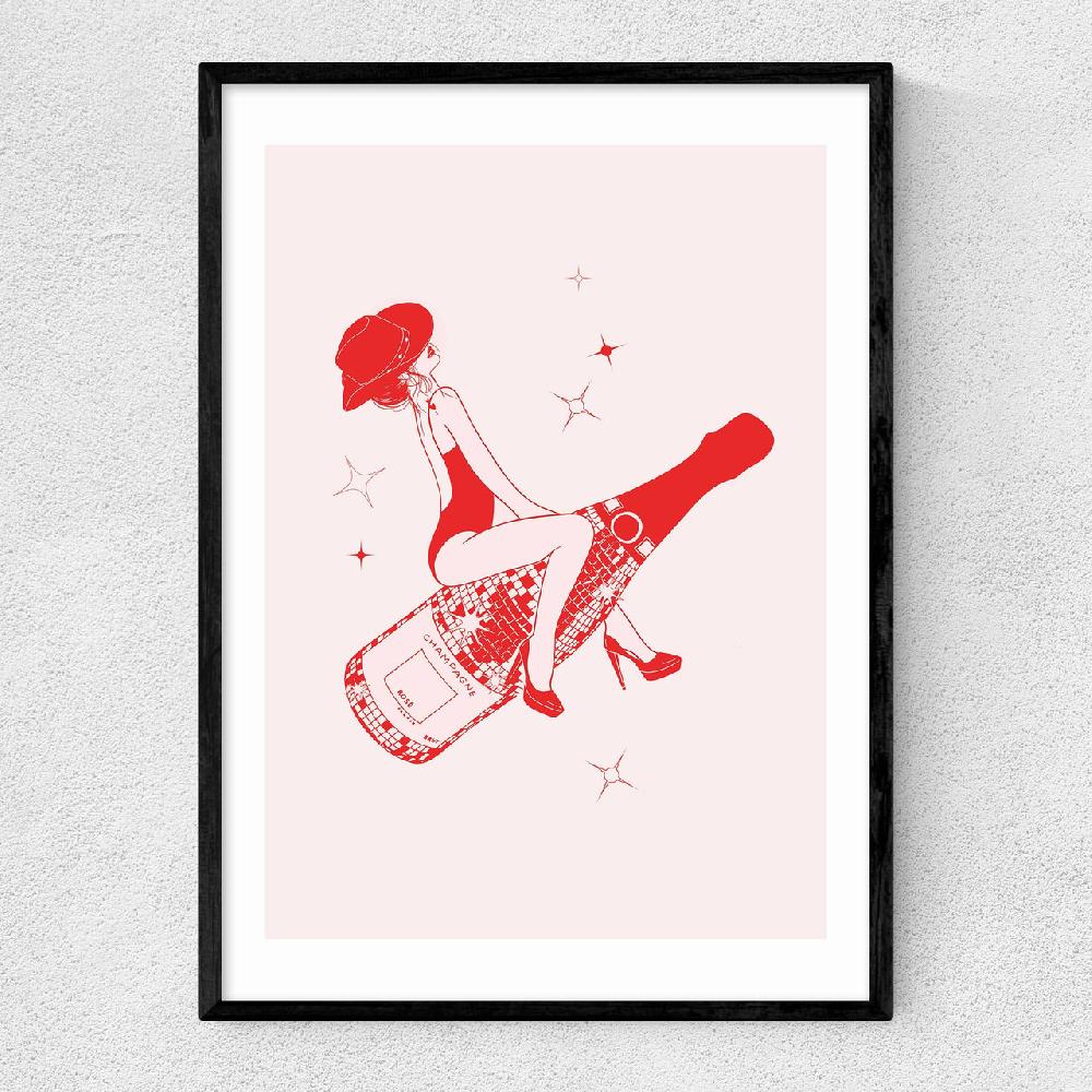 east end prints Retro Champagne