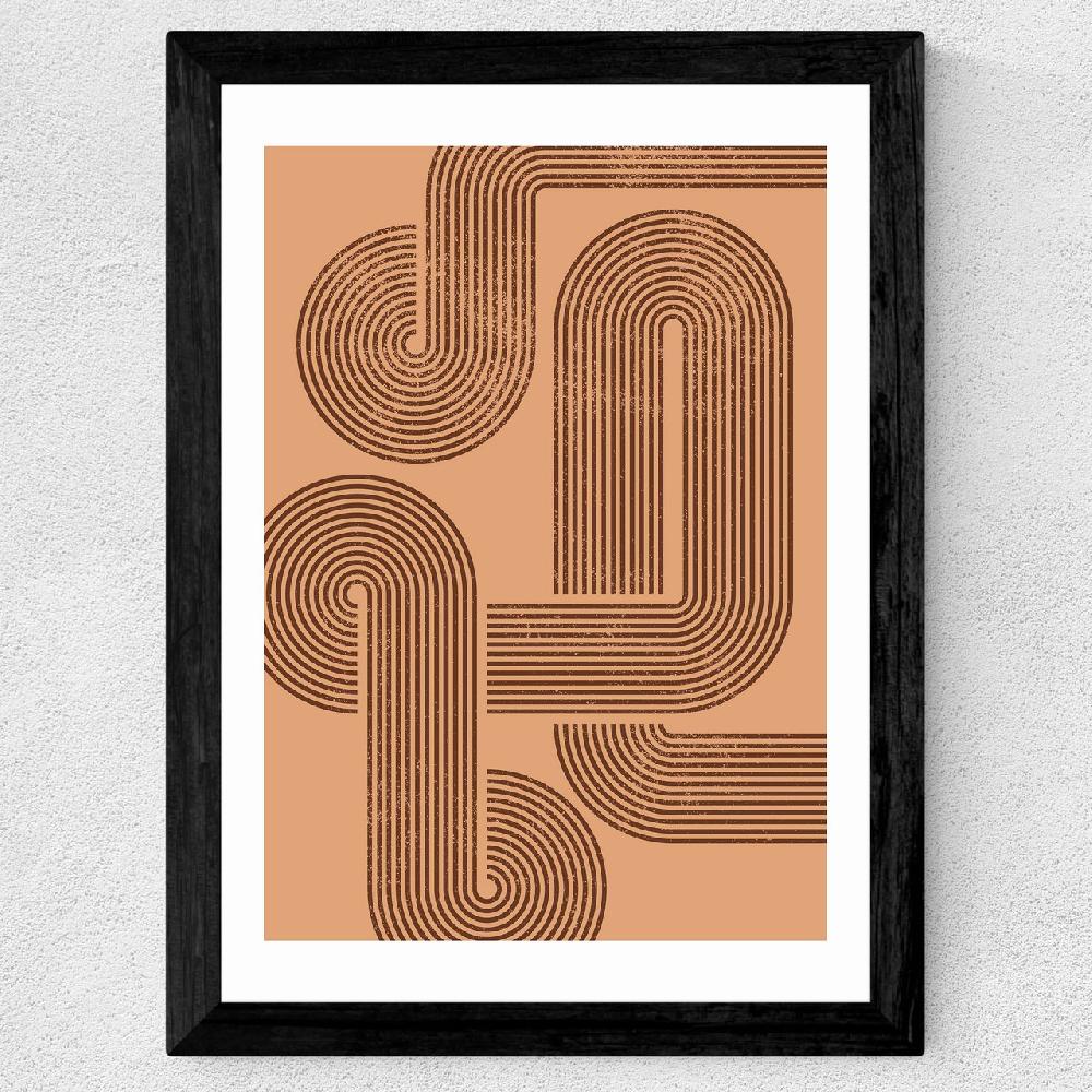 East End Prints Retro Lines
