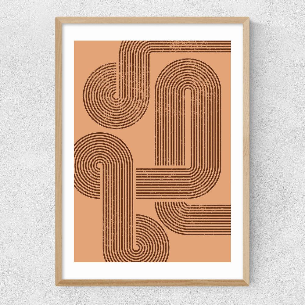 East End Prints Retro Lines