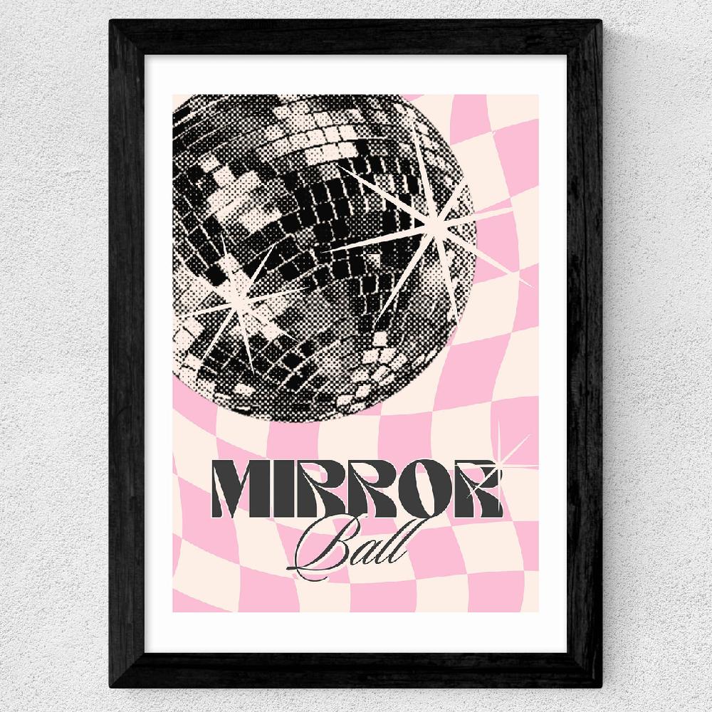 East End Prints Retro Mirror Ball