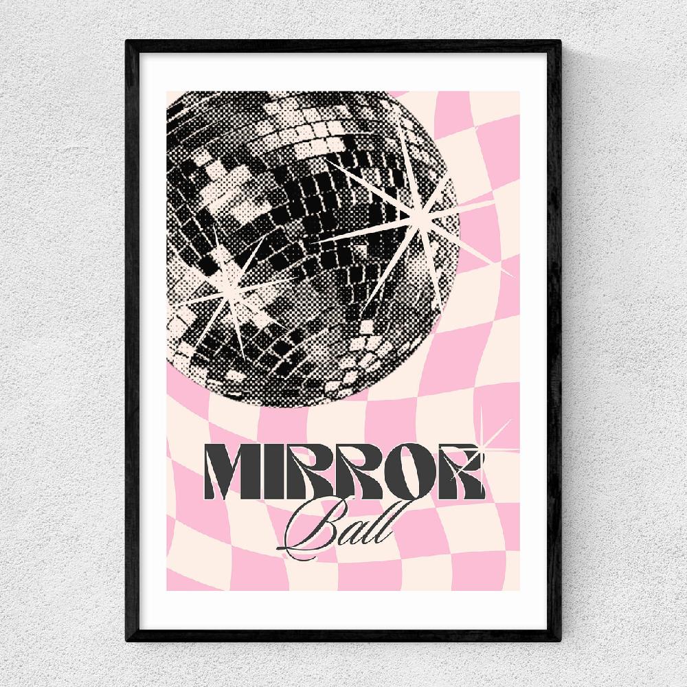 east end prints Retro Mirror Ball
