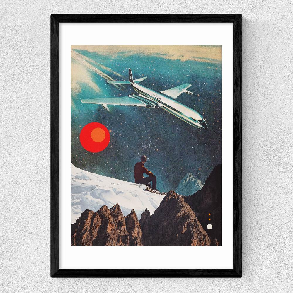 East End Prints Retro Voyager