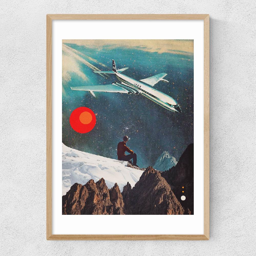 East End Prints Retro Voyager