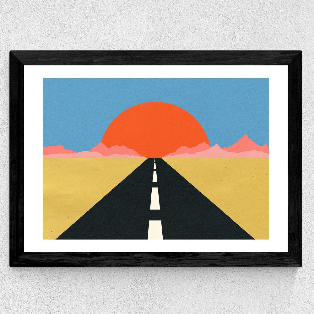 East End Prints Road To Sun