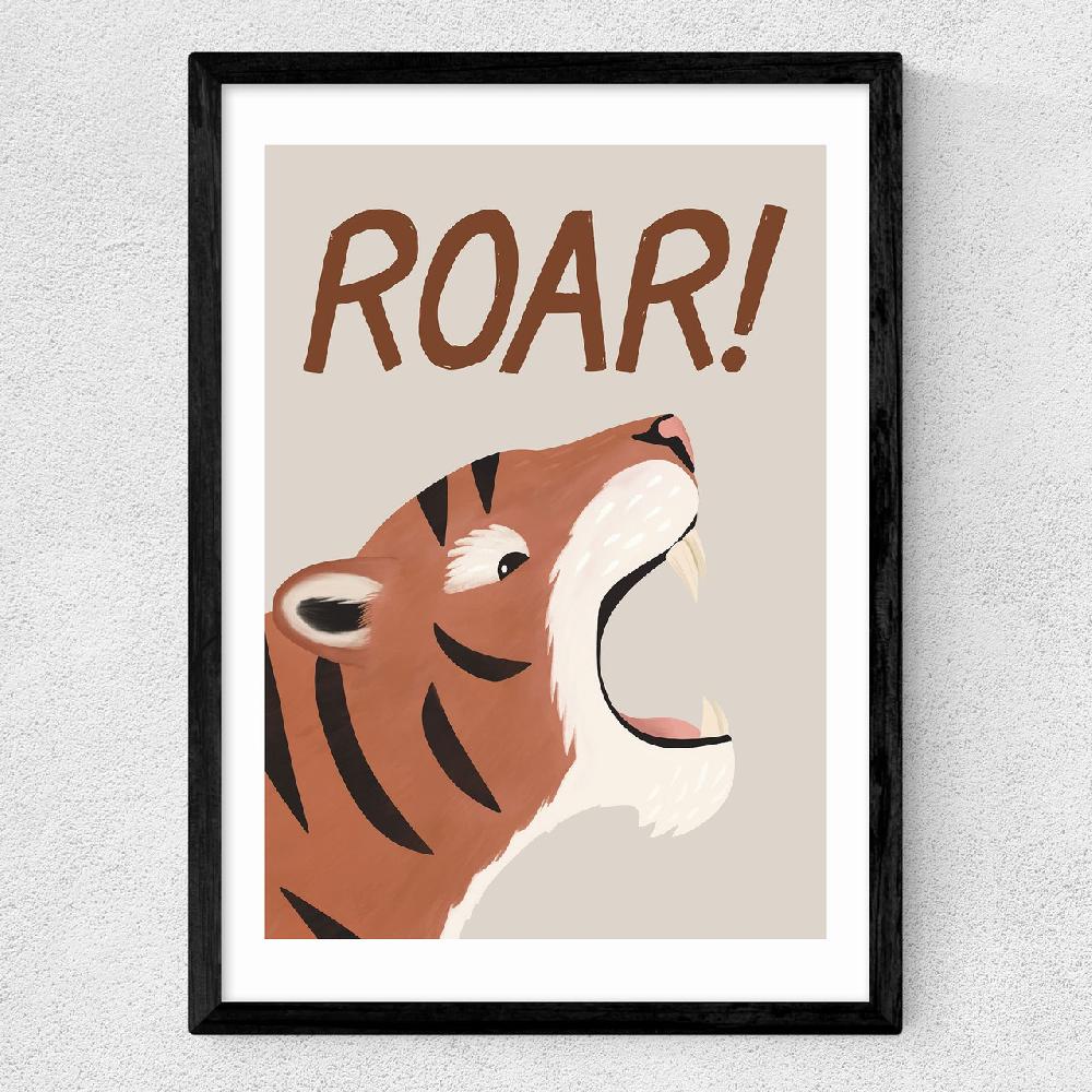 East End Prints Roar Tiger Stone
