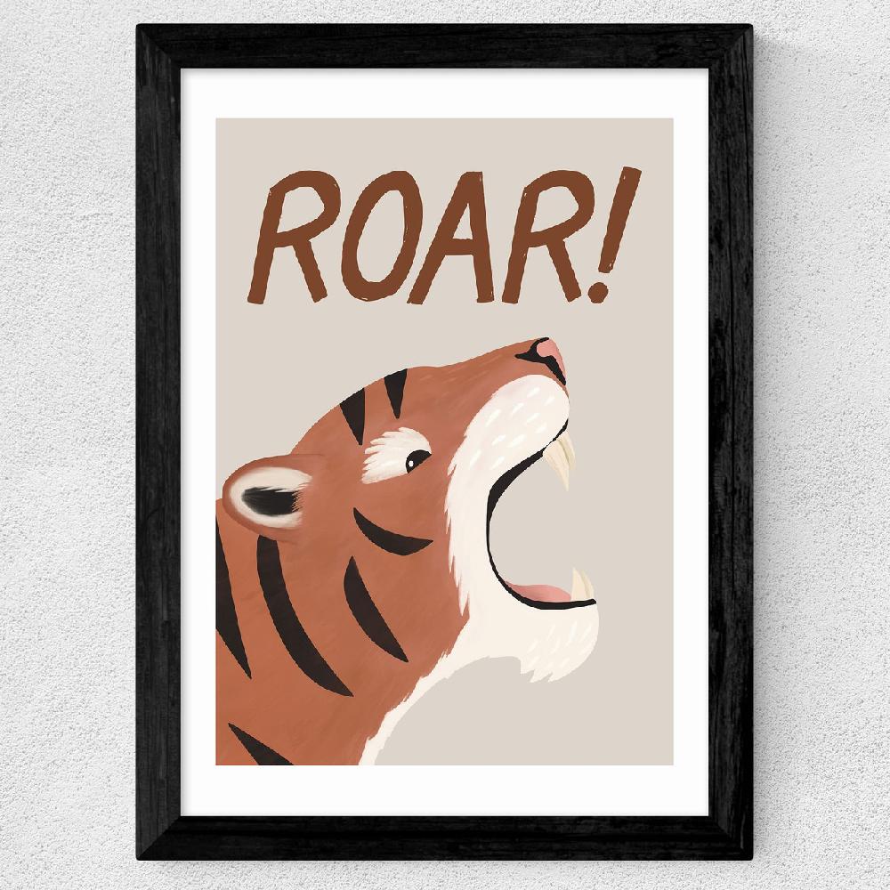 East End Prints Roar Tiger Stone
