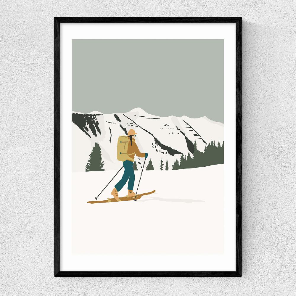 east end prints Rocky Mountain Ski Tour