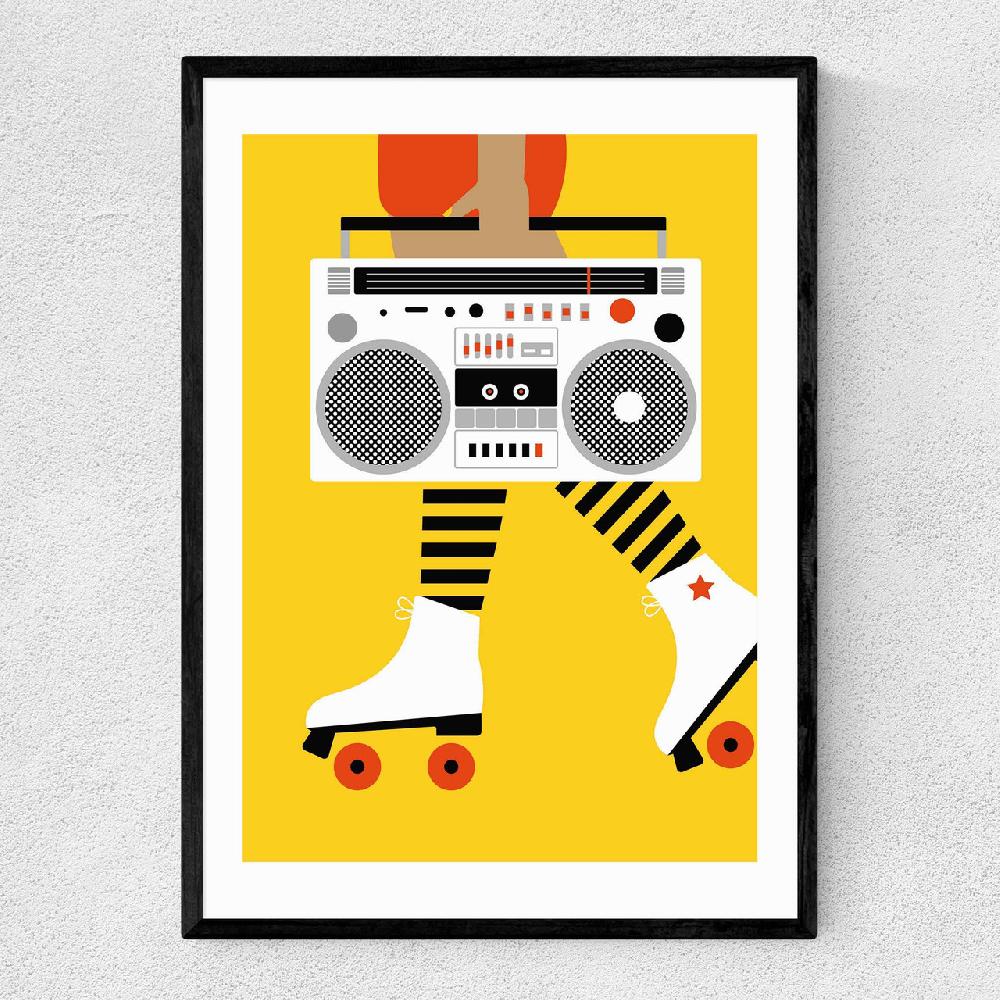 east end prints Roller Boots