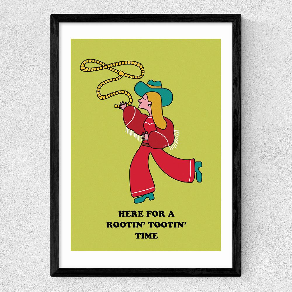 East End Prints Rootin' Tootin'