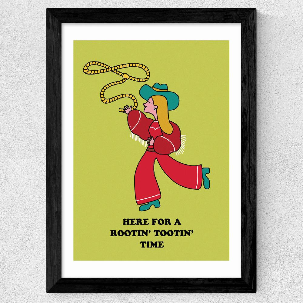 East End Prints Rootin' Tootin'